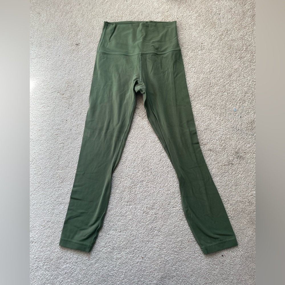 Lululemon align leggings 23 inch green twill